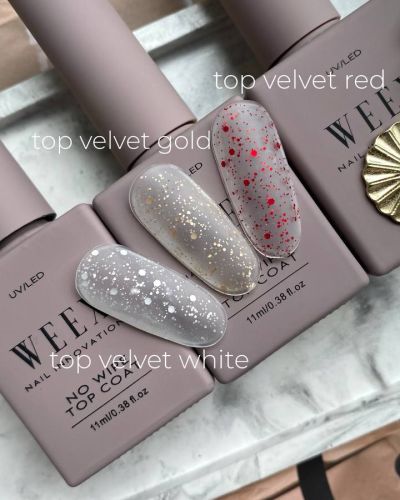 Top Velvet Red, Velvet Gold, Velvet White