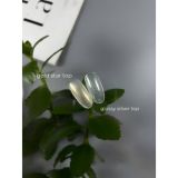 top gold star,glossy silver